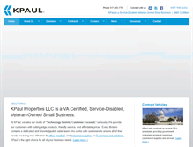 Tablet Screenshot of kpaul.com